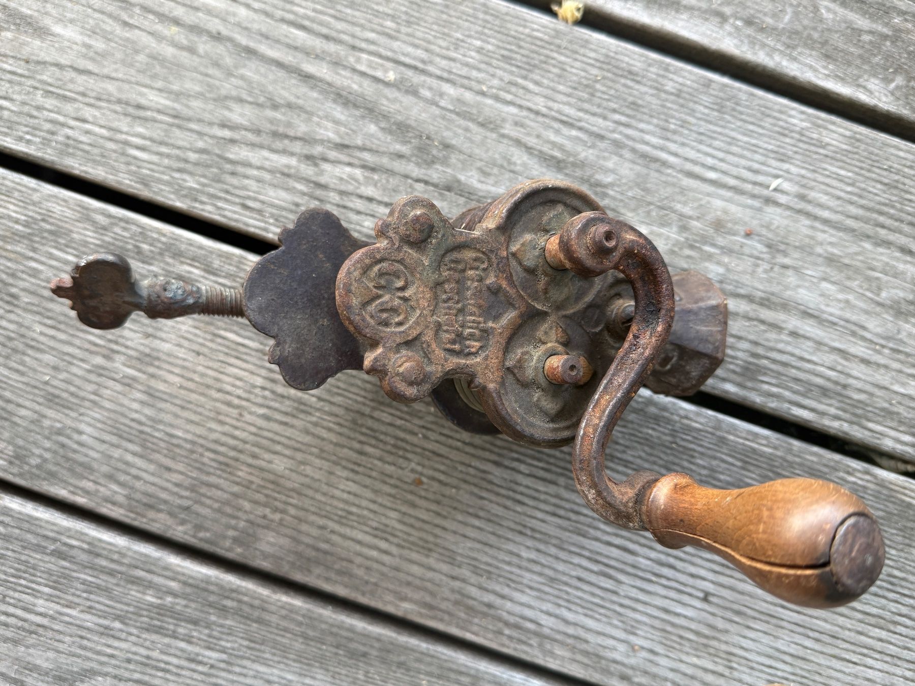 Küchengeräte: Bohnenschneider vintage antik Deko – Gebraucht aus Wittwil von Schnaeppli64