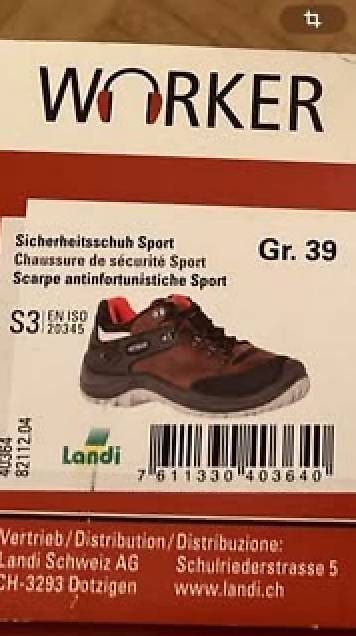 Scarpe da uomo: Sicherheits-Schuhe mit Stahlkappe – Usato da Rümlang venduto da Speedy-Cat