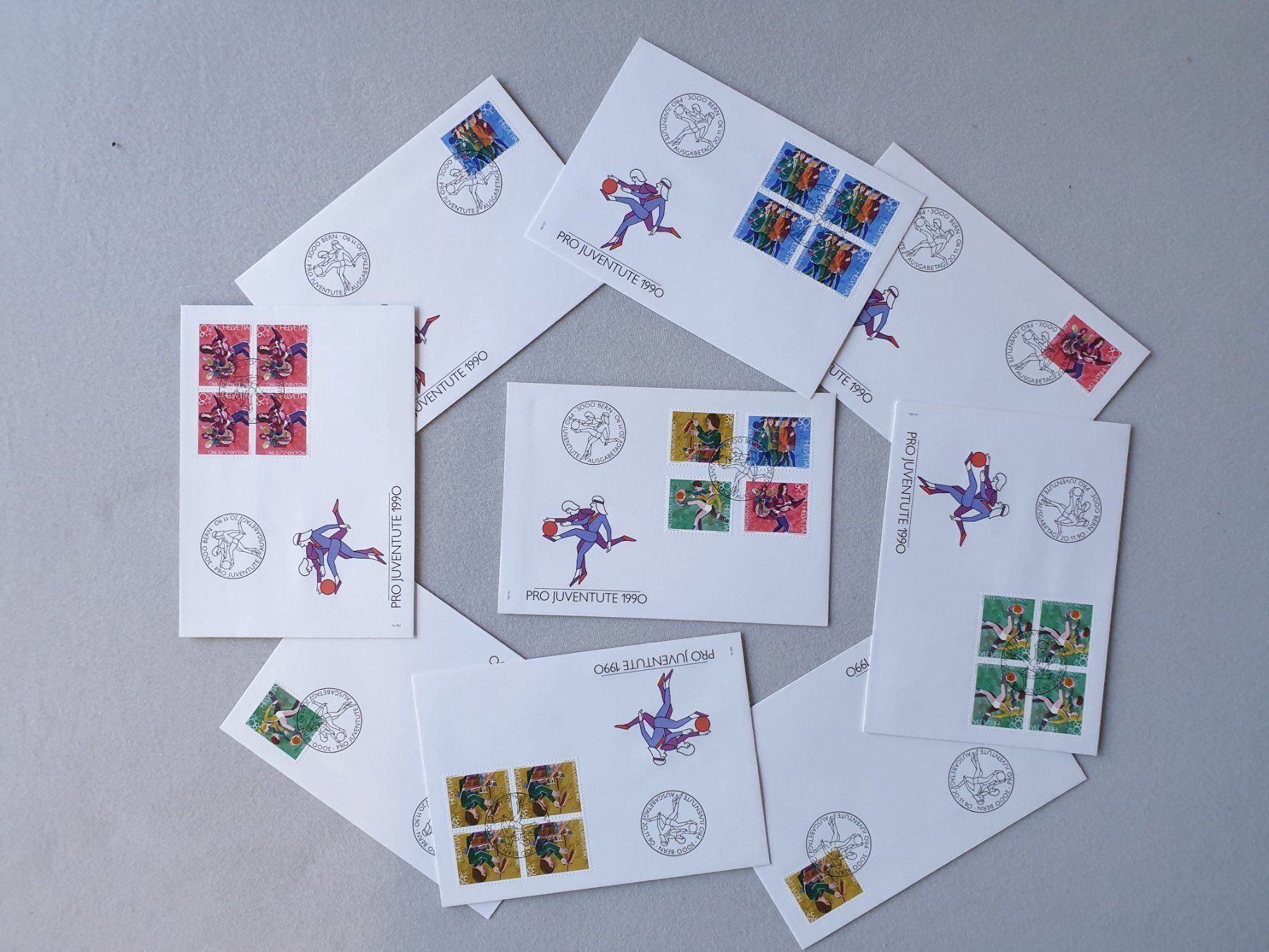 Tutti i francobolli: (191) Pro Juventute 1990 mit ET Stempel – Usato da Schwarzhäusern venduto da Inot3
