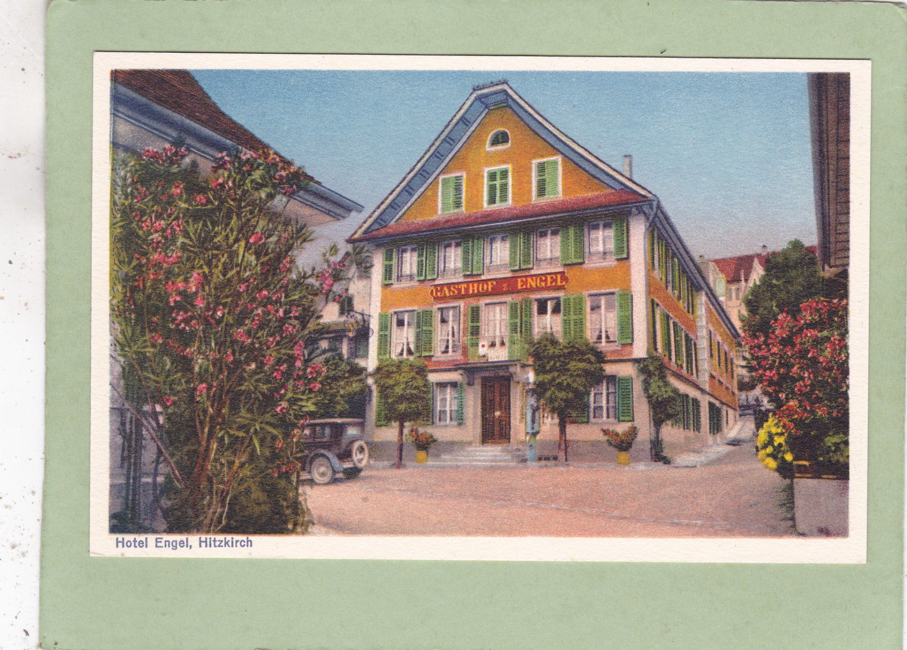 Cartoline postali: Hitzkirch Hotel Engel – Usato da Herisau venduto da Lisegrat2008