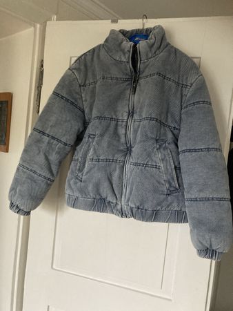 Jeans Pufferjacke, Gr. S für den Winter