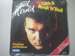 Vinyl-Single Ted Herold - Girls & Rock'n Roll