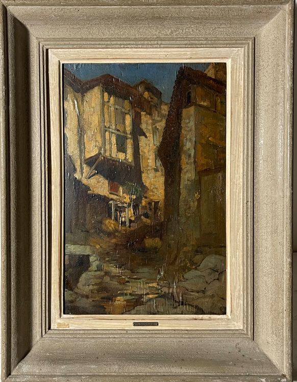 Decamps Strassenszene Gemälde Kaufen auf Ricardo