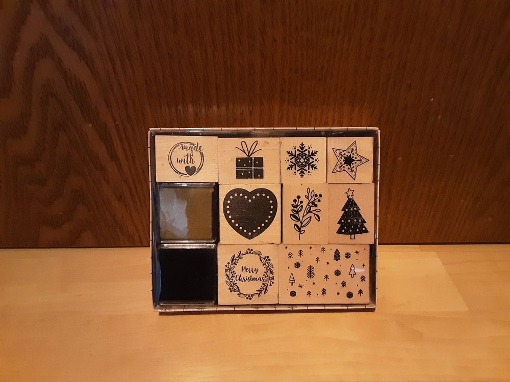 LOKIPA Weihnachtsstempel-Set Für Kinder – 30 Stück, Kunststoff, Mit Weihnachtsmotiven