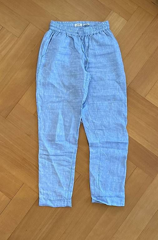 Hosen: Leinenhose, hellblau, 36 – Gebraucht aus Luzern von bar_v528