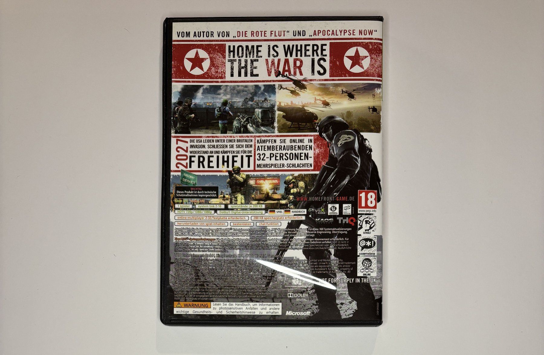 Spiele: XBOX 360 - Homefront – Gebraucht aus Allschwil von Bullach 2