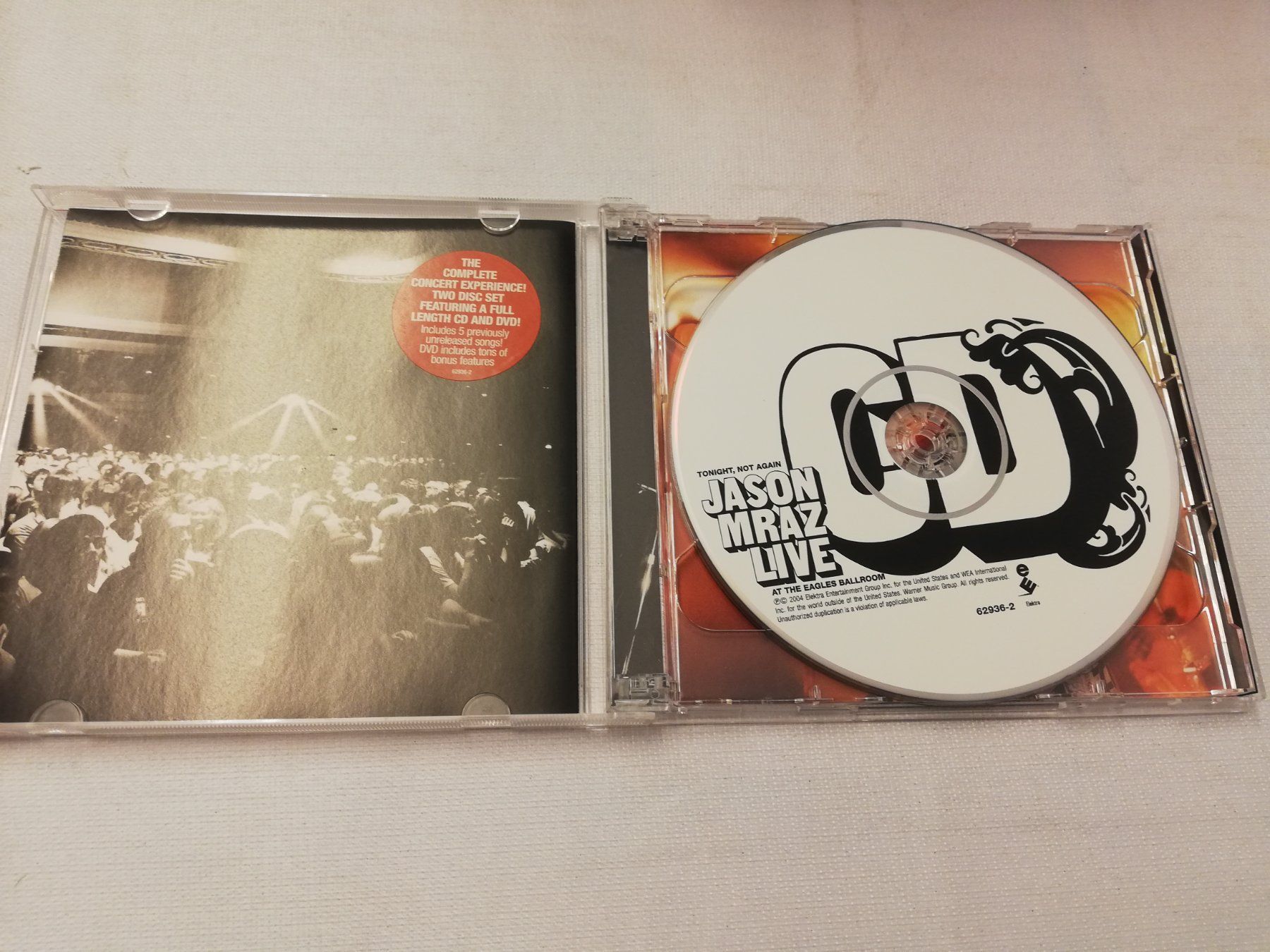 CDs: JASON MRAZ LIVE - AT THE EAGLES BALLROOM – Gebraucht aus Bern von Vinylsound.ch 2