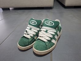 Adidas Campus Sneaker grün weiss Groesse 38 2/3 gebraucht
