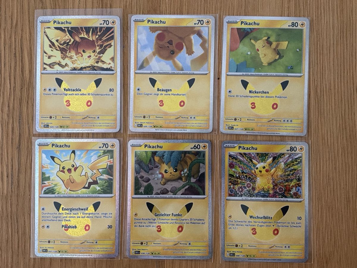 Pokémon Cartes à collectionner: Pokémon 30th Pikachus – Neuf (Voir description) à Fischbach LU par 00-hmc-00