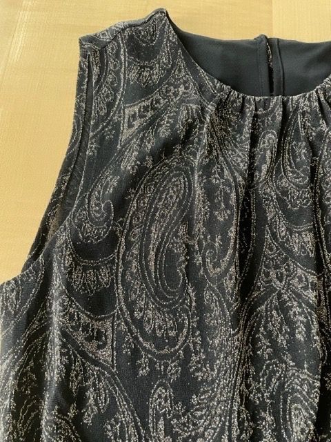 Vestiti: Partykleid, schwarz-silbrig Gr. 38 – Usato da Zürich venduto da Carmen06 4
