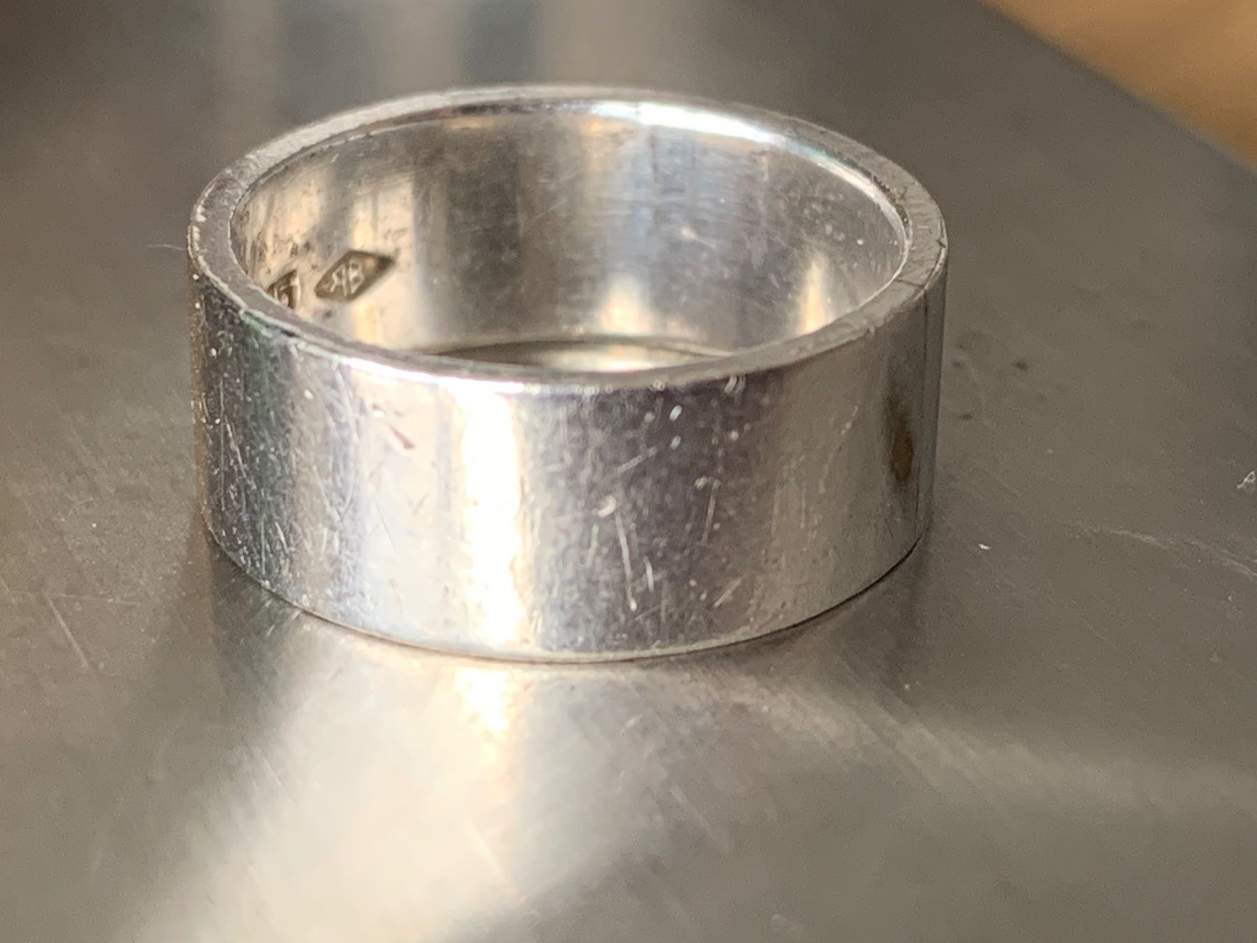 Ringe: Silberring superschlicht und dick (50) – Gebraucht aus Laufen von Bellebellezza 3