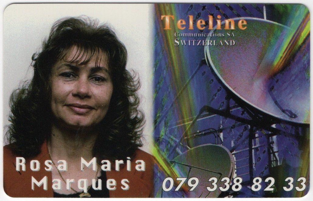 Schede telefoniche: Rosa Maria Marques - Teleline Representantin - rares DUMMY – Usato da Eglisau venduto da Chperfins