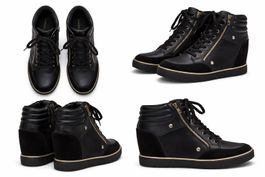 Damen Wedge Sneaker schwarz Gr. 37 Anna Field