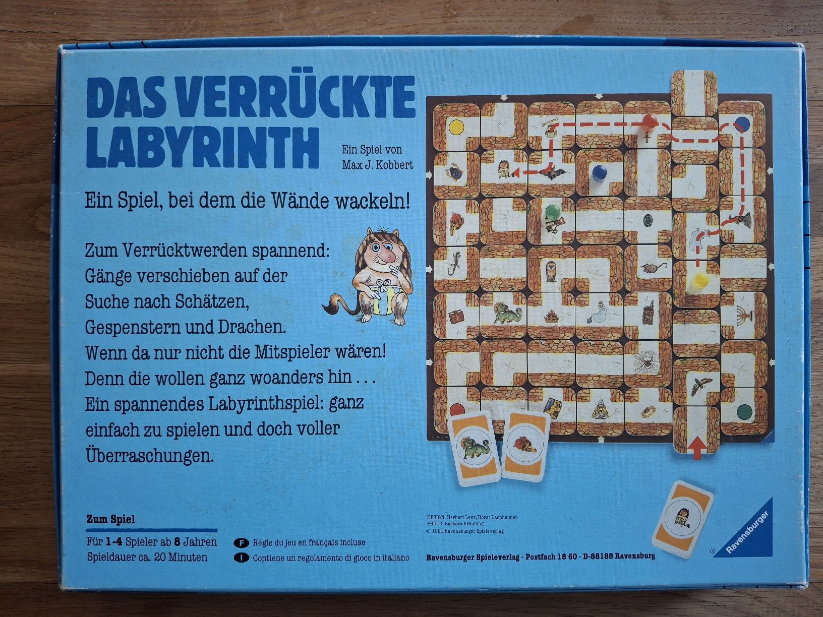 Ravensburger Giochi: Brettspiel Das verrückte Labyrinth – Usato da Zürich venduto da Vordermannd86 1