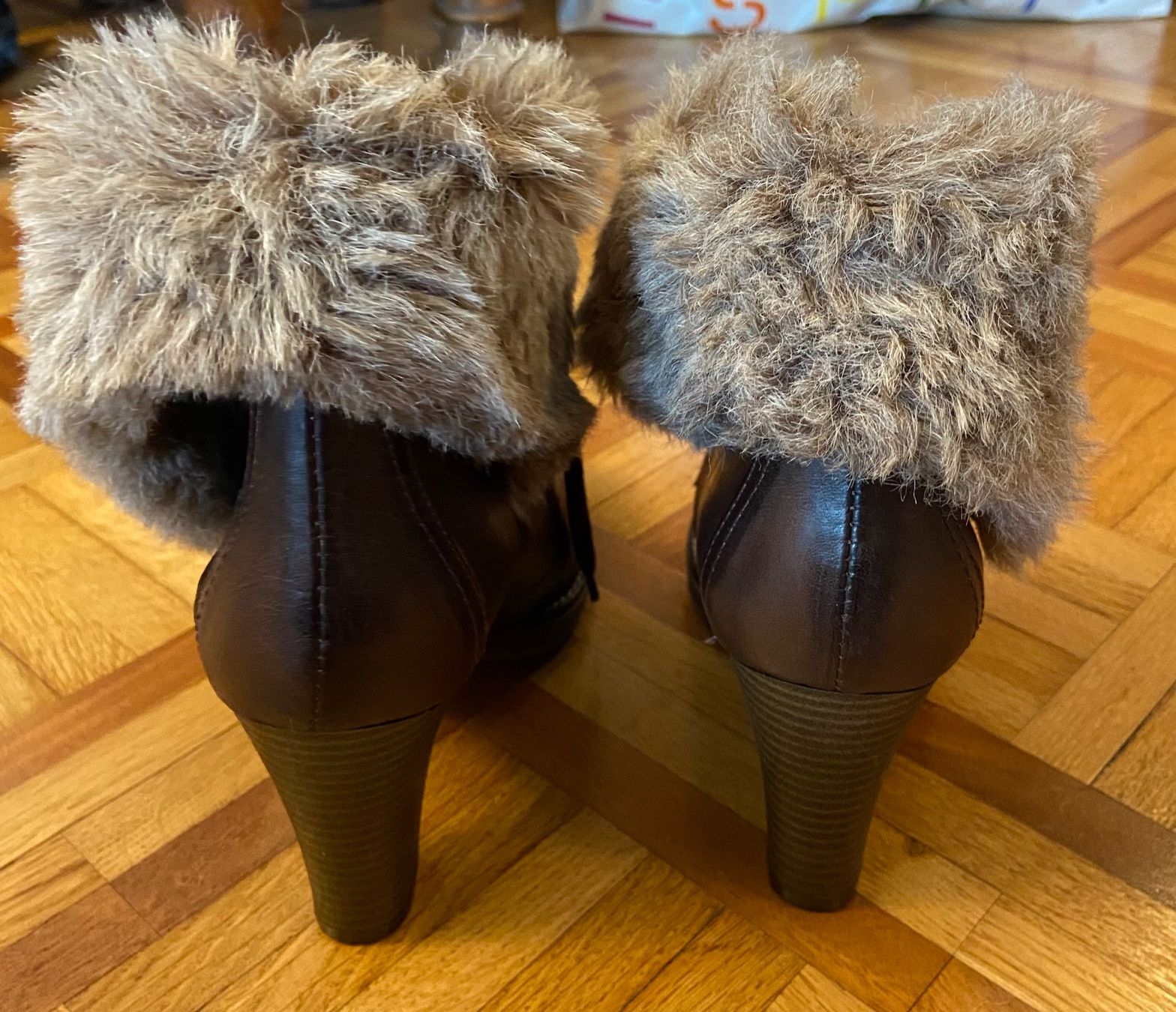 Damenschuhe: Bottines hiver brunes taille 38 – Gebraucht aus Veyrier von Leilazizou 3