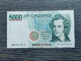 Italien 5'000 Lire 1985 !!!!!