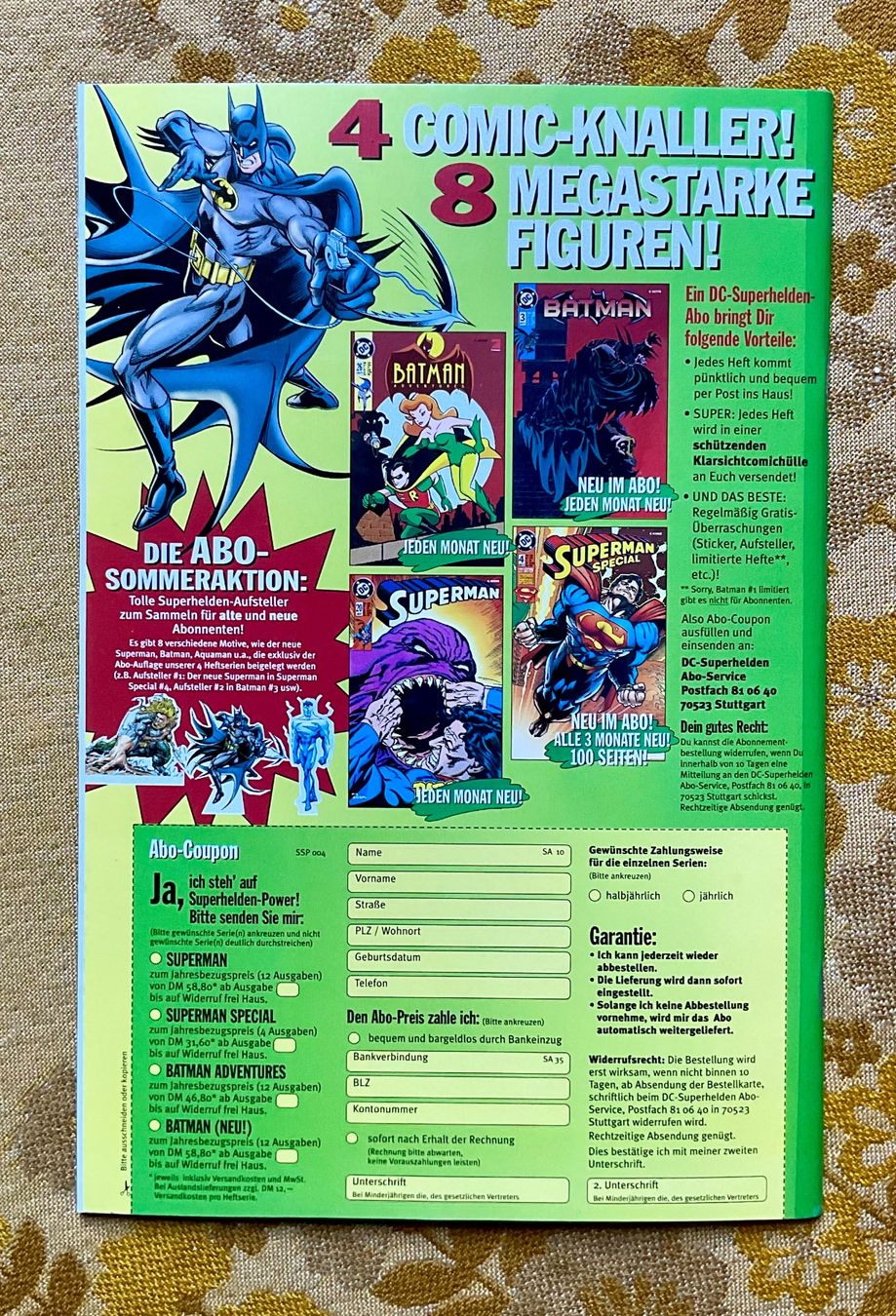 Comics: Superman Special Heft Nr 4 von 1997 – Gebraucht aus Endingen von nathan05 9