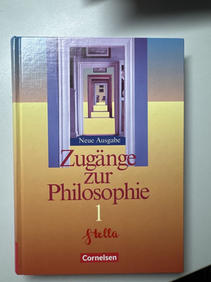 Libri: Zugänge zur Philosophie 1 – Nuovo (secondo la descrizione) da Cham venduto da ste_h9cw