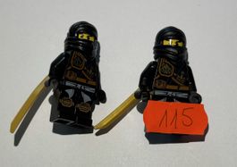 2 Stück Lego Ninjago Legacy Cole Minifiguren