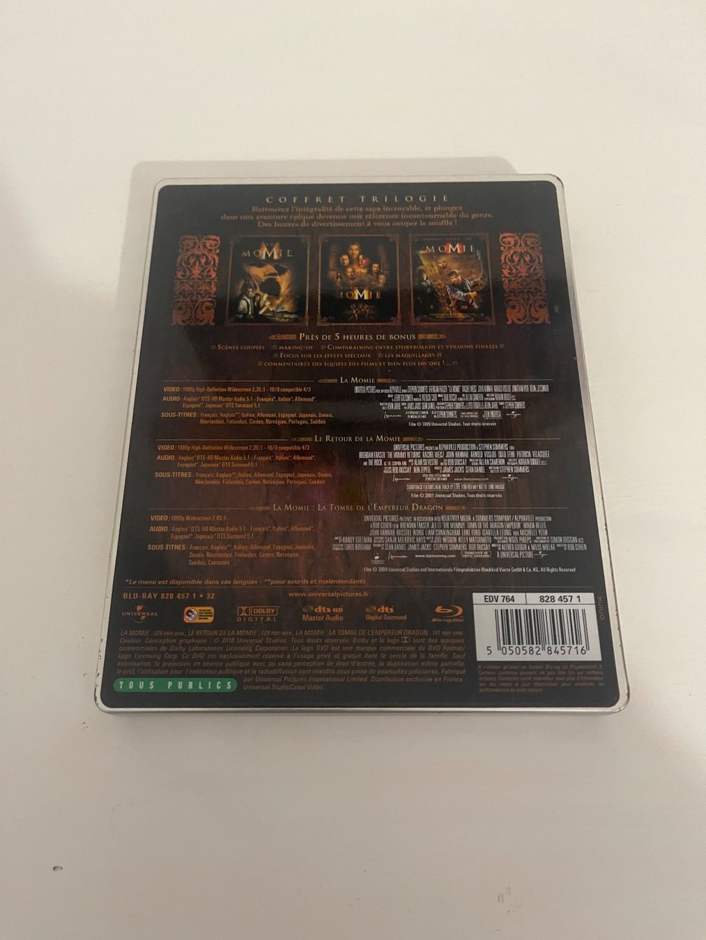 Tutti i DVDs: Coffret Trilogie La Momie Blu-ray – Usato da Renens VD venduto da dan_b8tt 1