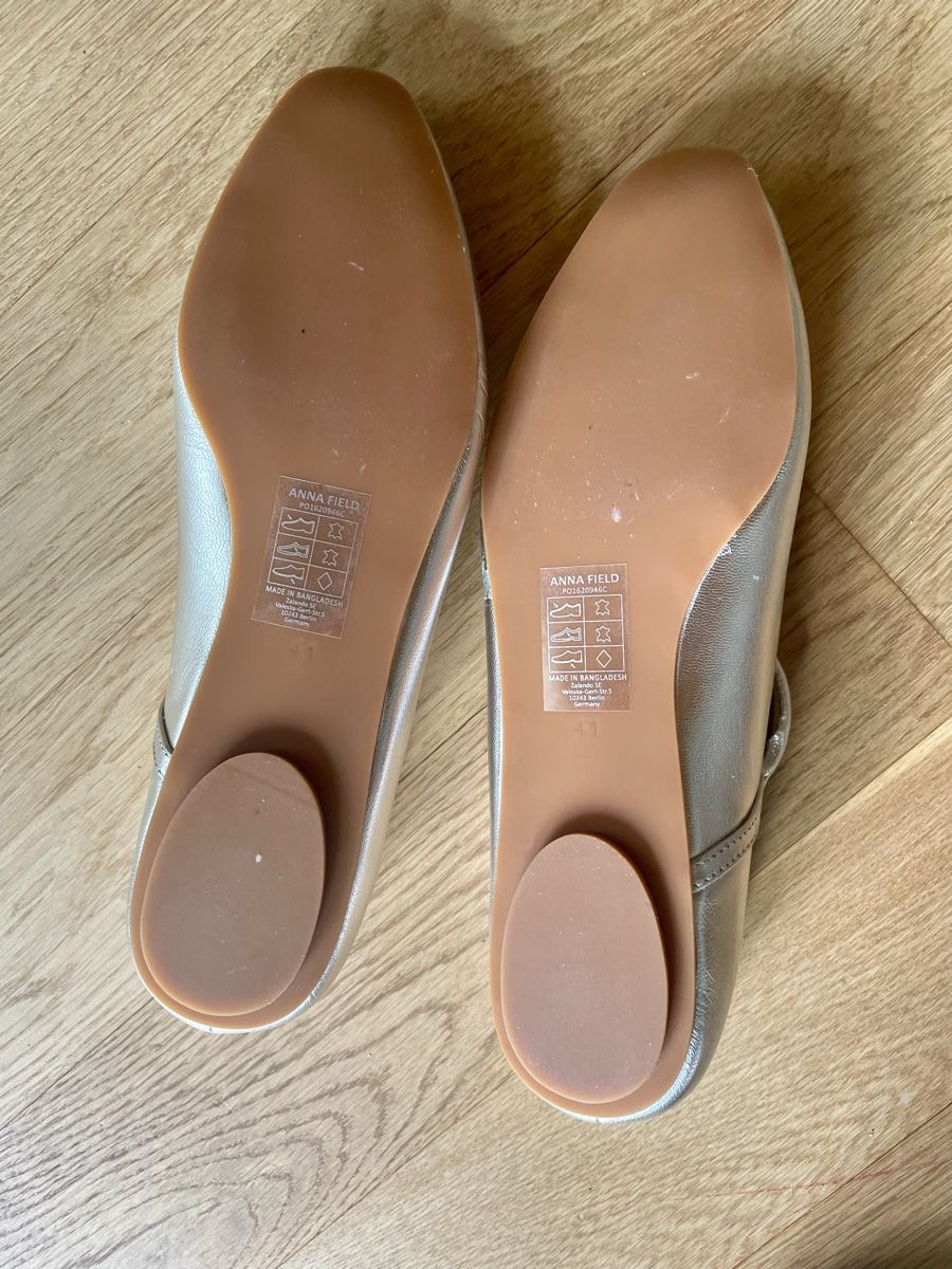 Anna Field Scarpe da donna: Anna Field Ballerinas, Silber, Grösse 40 – Nuovo (secondo la descrizione) da Oberwil BL venduto da another-day-of-sun 2