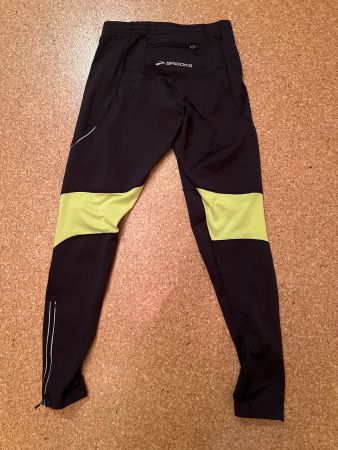 Laufhose Brooks, mit Reflektoren, Grösse S, mit zipTasche