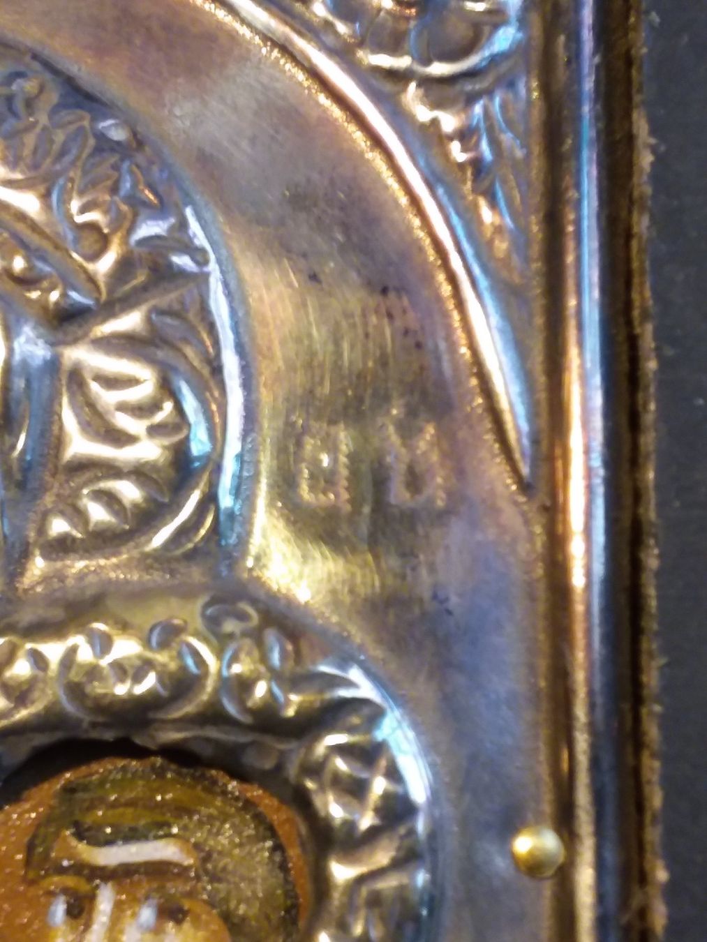 Gemälde: Kleine alte Ikone, Silber, signiert – Gebraucht aus Zürich von sanwit 2