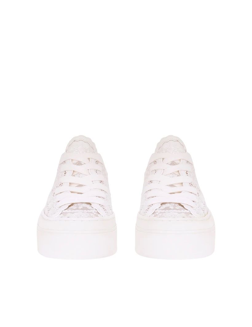 Zimmermann Scarpe da donna: ZIMMERMANN Pixie Low Sneakers Plateau weiss 38 NEU NP 425.- – Nuovo e nell'imballaggio originale da Zürich venduto da Nellyville73 5