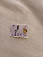 Timbre Ascension, Frigate-Bird et Reine, 7d - Rare!