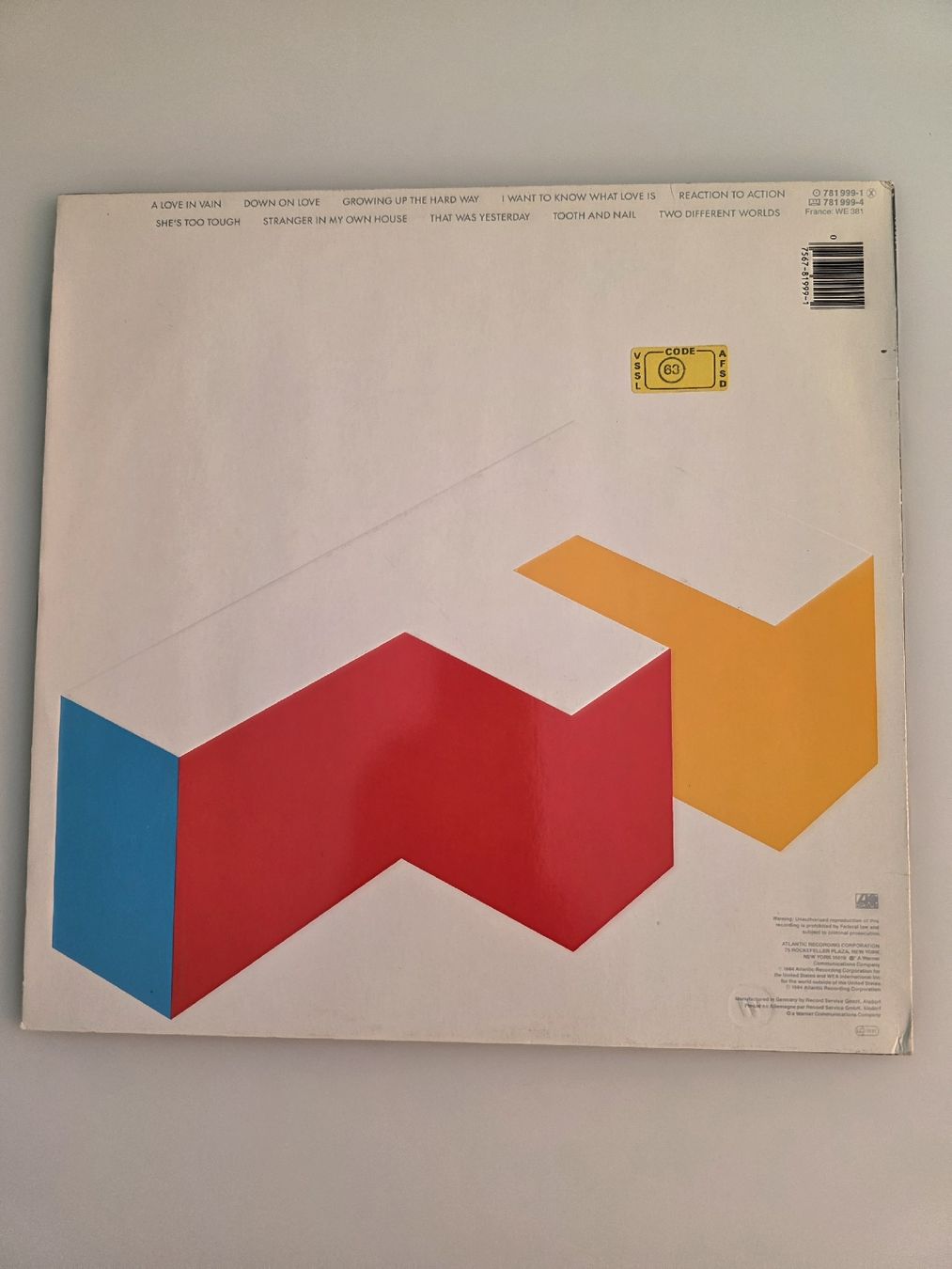 Dischi in vinile: Foreigner Agent Provocateur Vinyl LP – Usato da Alberswil venduto da mario889 1