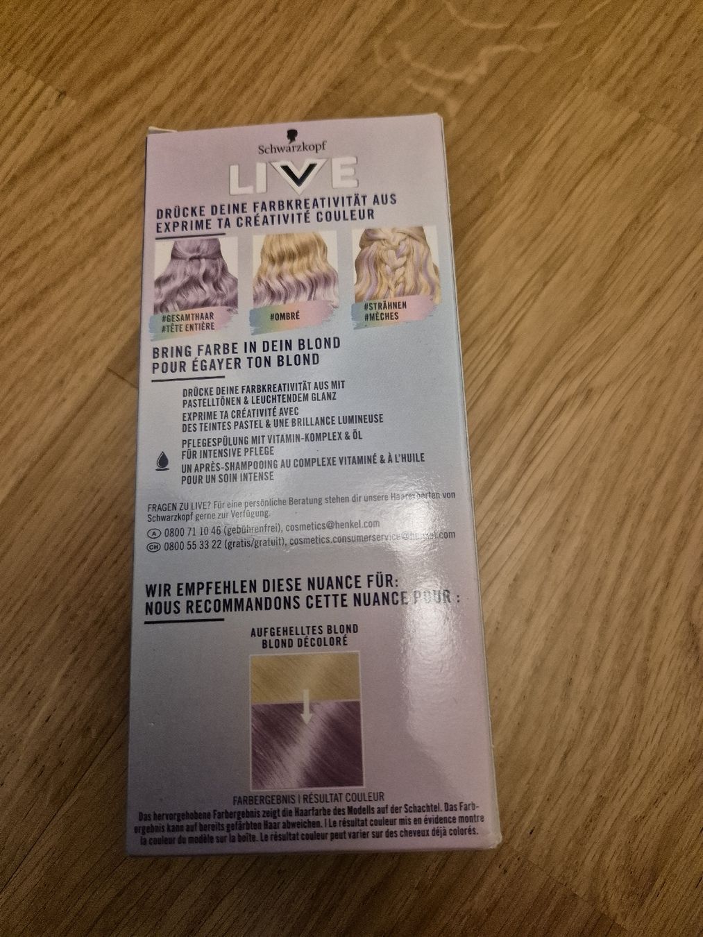 Tinte: Live/ Schwarzkopf Lila – Nuovo e nell'imballaggio originale da Greifensee venduto da Angela120 1