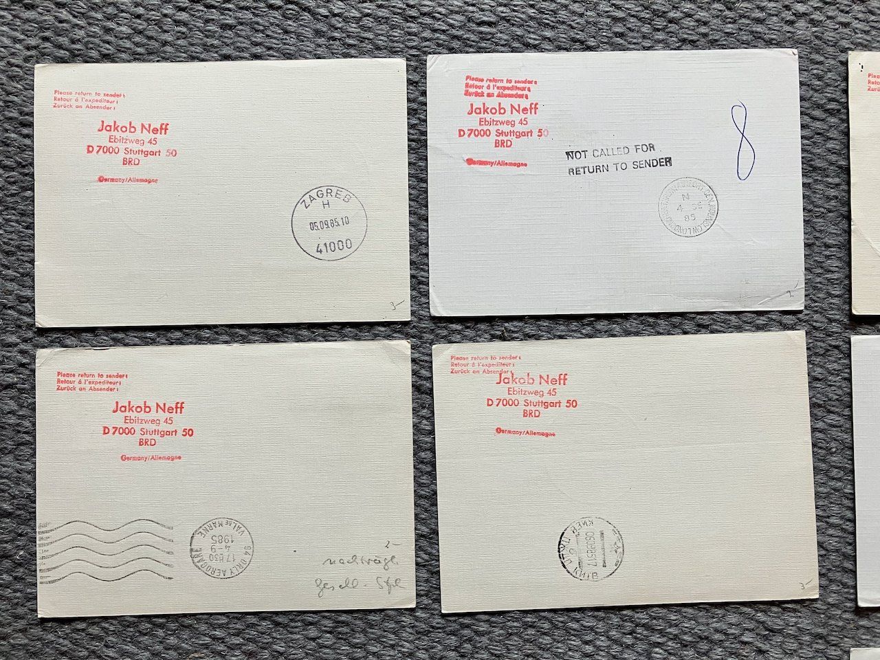 Tutti i francobolli: 23 Flugbelege DDR 1985 – Usato da Nesslau venduto da andi_hon 8