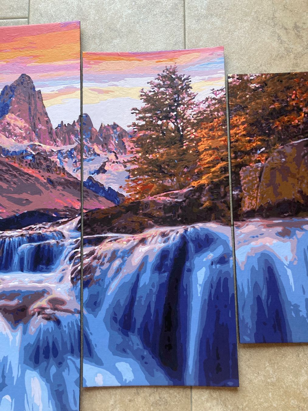 Dipinti: 5-teiliges Gemälde/Bild "Mystisches Patagonien" – Usato da Gelterkinden venduto da froggy80 4