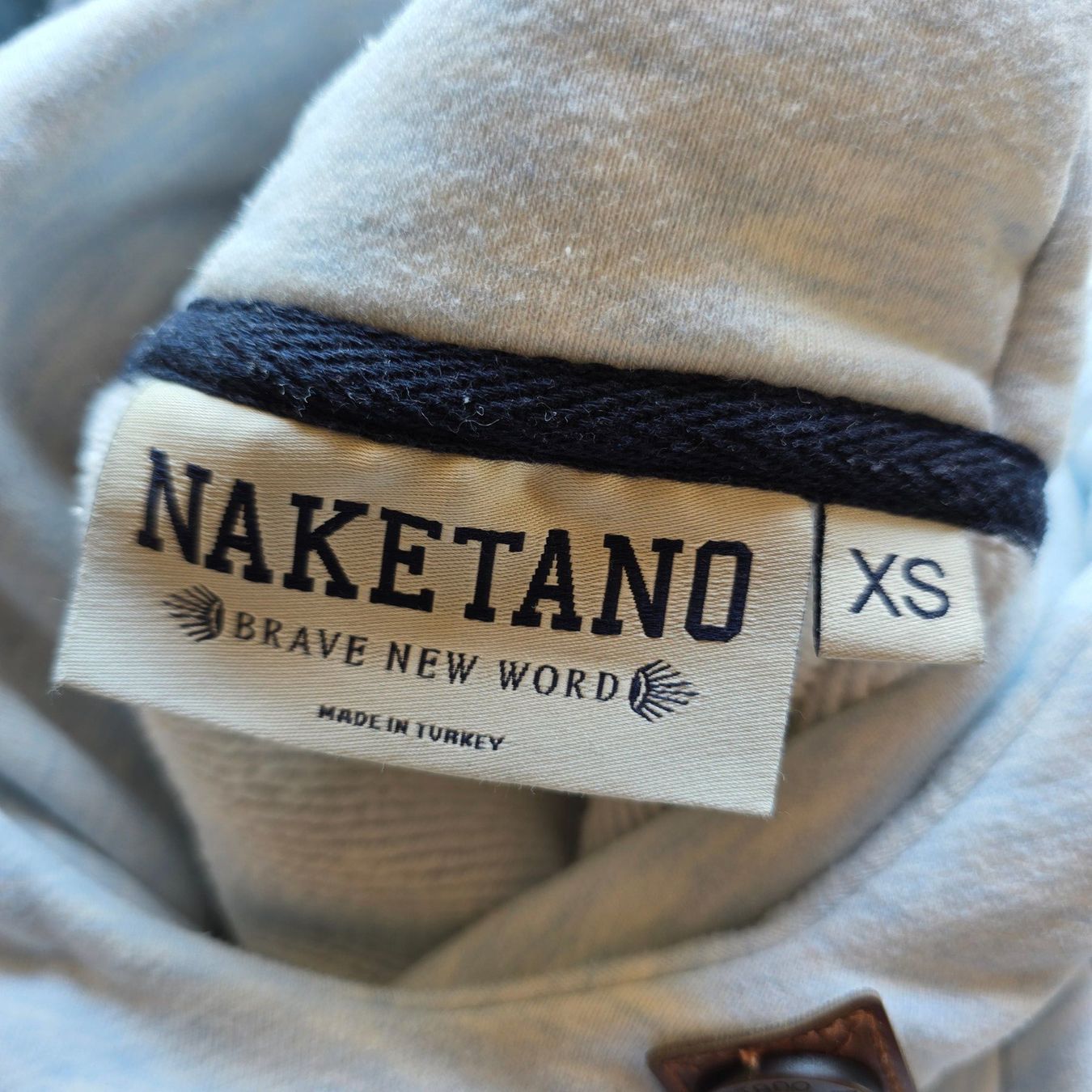Naketano Pullover & Sweatshirts: 🐸 NAKETANO XS HOODIE / KAPUZENPULLOVER / PULLOVER HELLBLAU – Gebraucht aus Môtier (Vully) von Frogs 7
