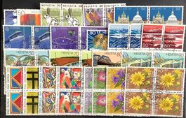 1991 Schweiz Jahresserie Viererblöcke ET