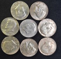 Münzlot USA Kennedy 1/2 $ je 11,5g, Silber