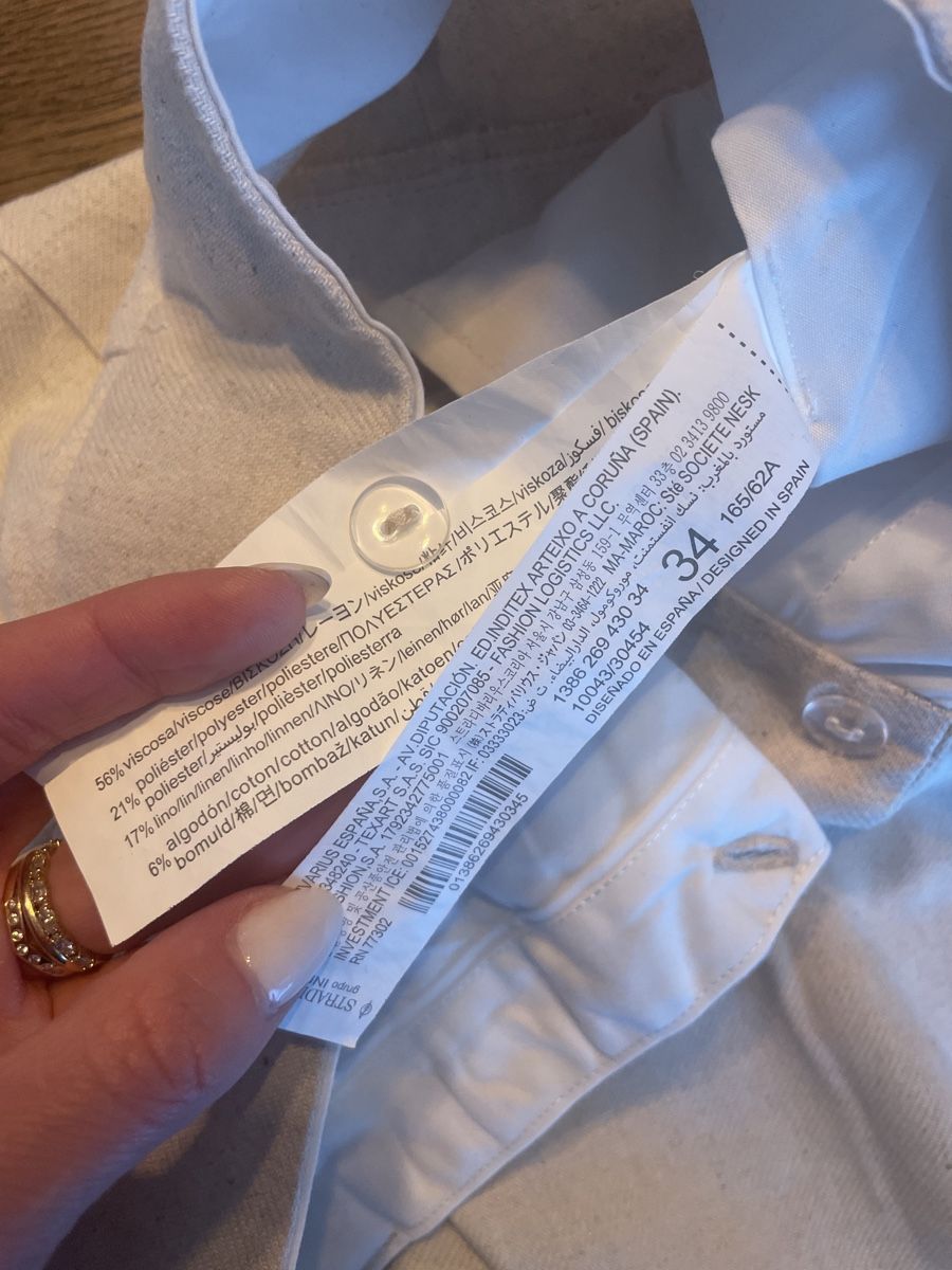 Stradivarius Hosen: Beige edle Shorts von Stradivarius, Gr. 34 – Neu (gemäss Beschreibung) aus Arbon von llaauraa 3
