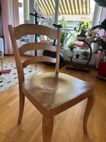 Vintage Holzstuhl, Landhausstil, 2 Stück