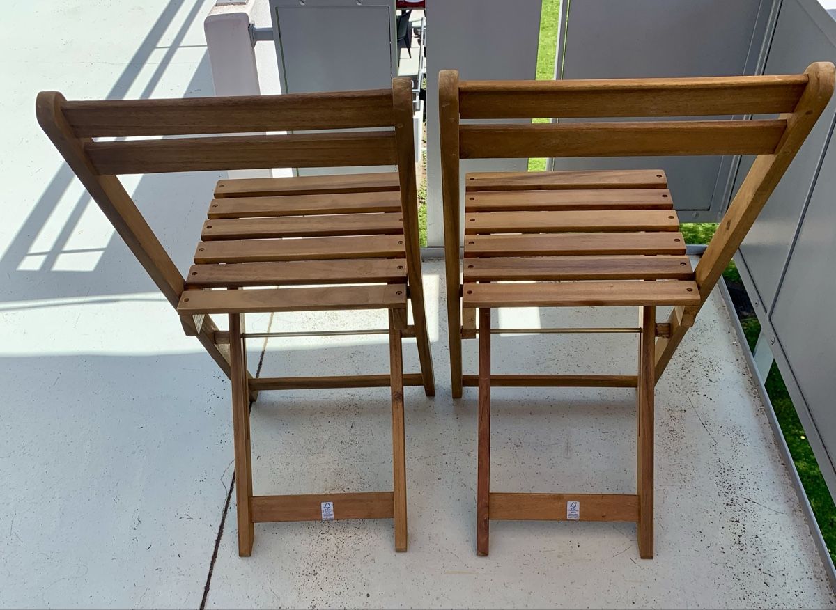 Sedie: 2x DEPOT Klappstuhl Holz – Usato da Obfelden venduto da montes50 1