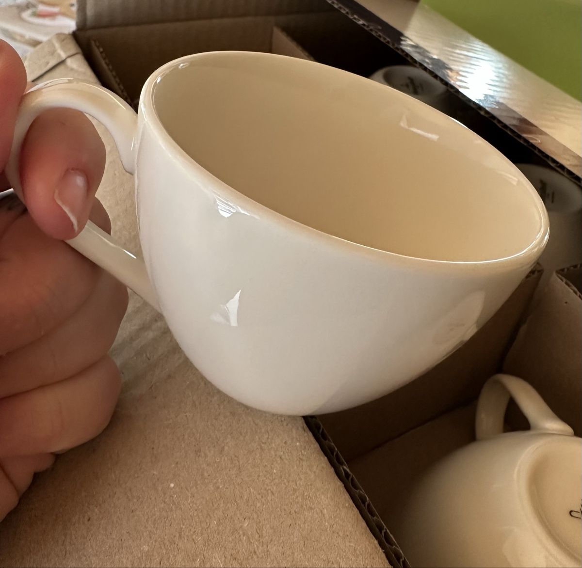 Villeroy & Boch Tazze: Villeroy & Boch "Basic White" Coffee Cups, 12 Cups – Nuovo e nell'imballaggio originale da Burgistein venduto da Averse 1