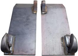 Koppelplatten gekantet Anschweißplatten