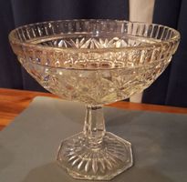 Original Vintage- Fruchtschale aus Glas