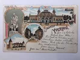 AK Souvenir d'Yverdon 1902 Litho