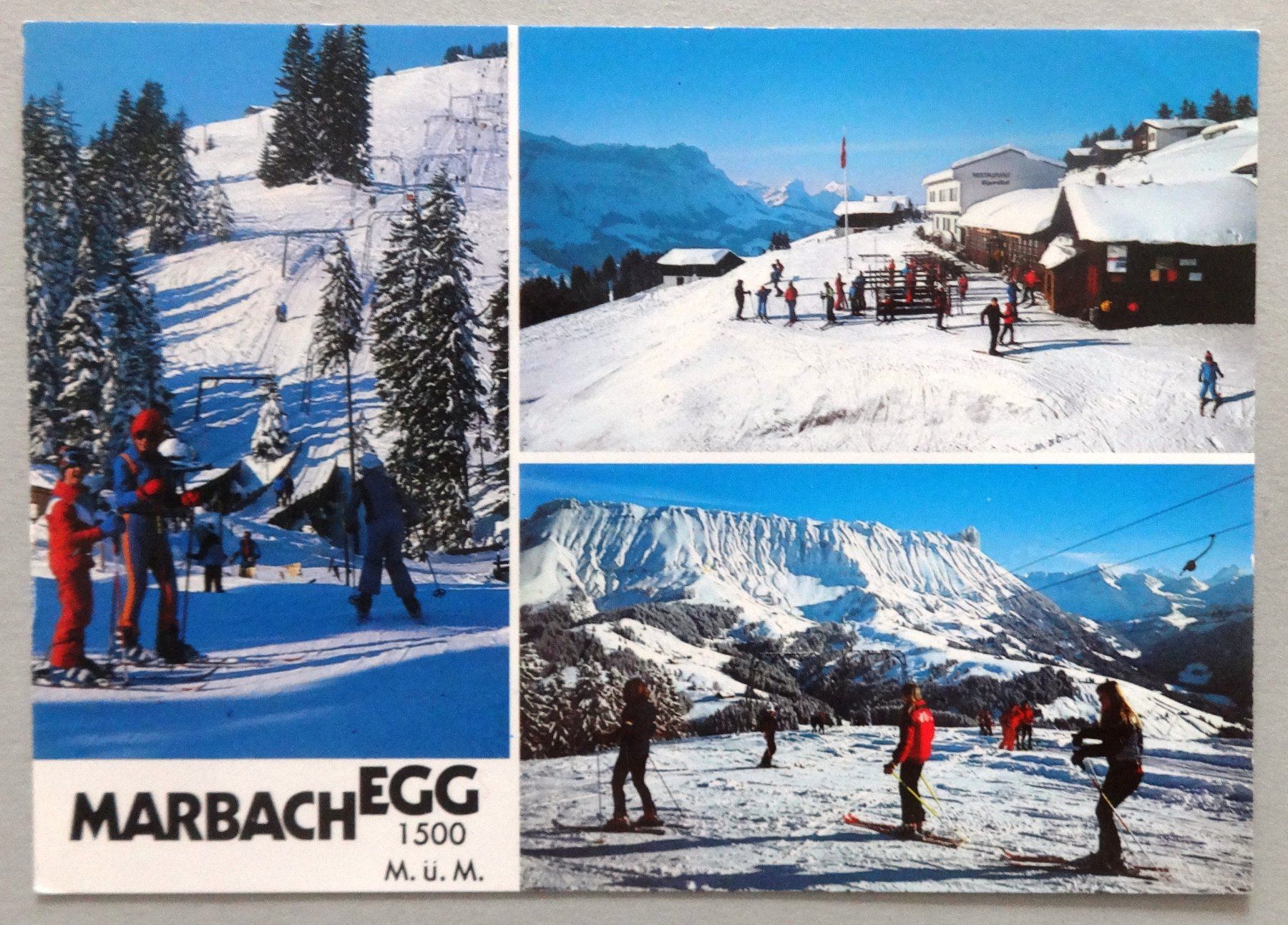 Cartes postales: Marbach Marbachegg, 1500 m ü.M. – D'occasion à Fétigny par Billy2miny