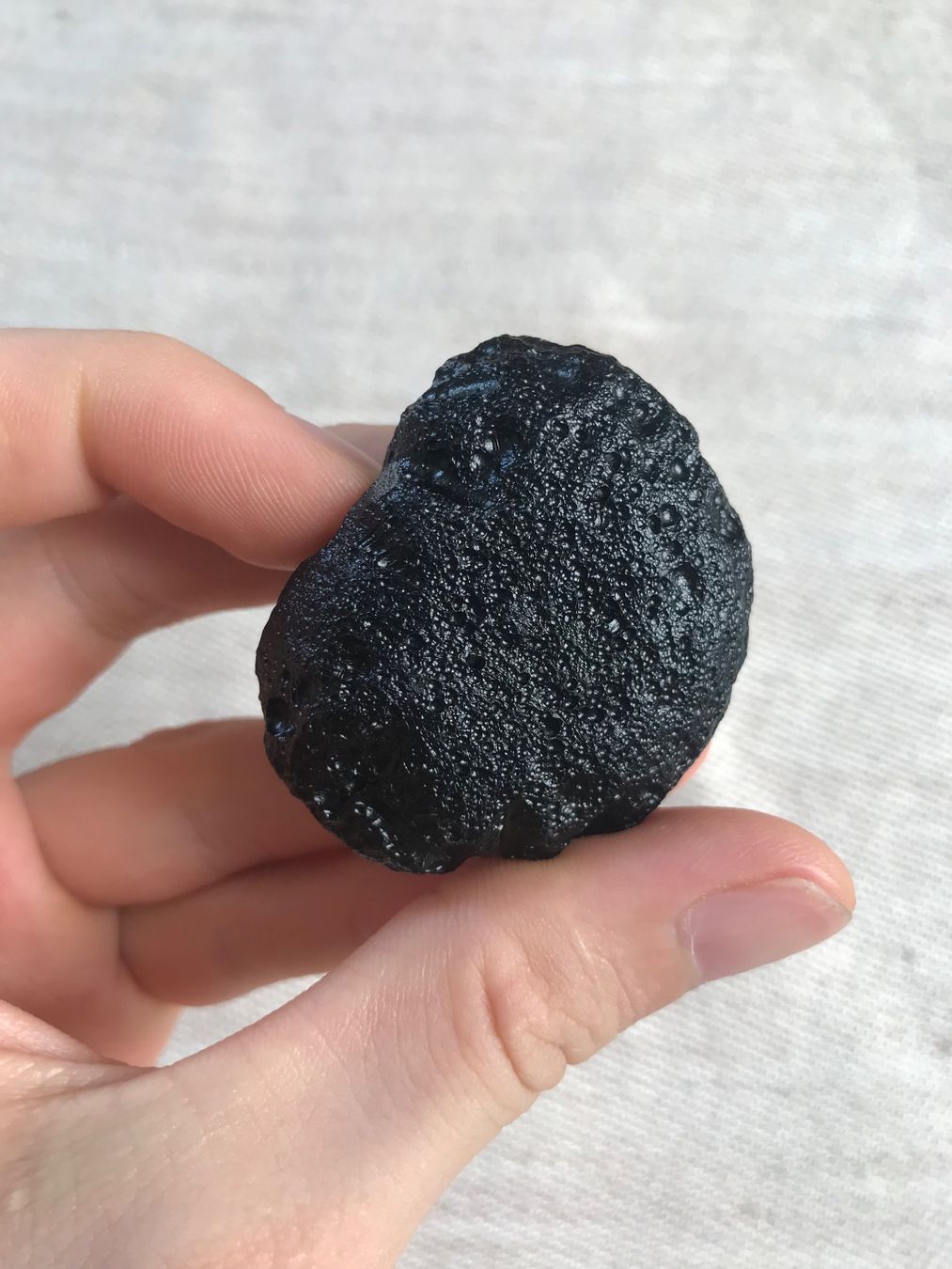 Edelsteine: grosser Tektit/Indochinit Einschlag Meteorit 49g – Gebraucht aus Biel von djvalbnc 2