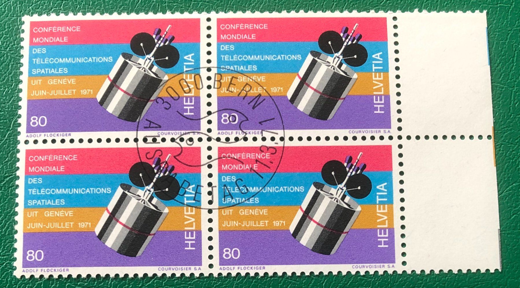 Tutti i francobolli: 4 er Block Nr. 495 mit Stempel Bern – Usato da Aarau venduto da Billa007