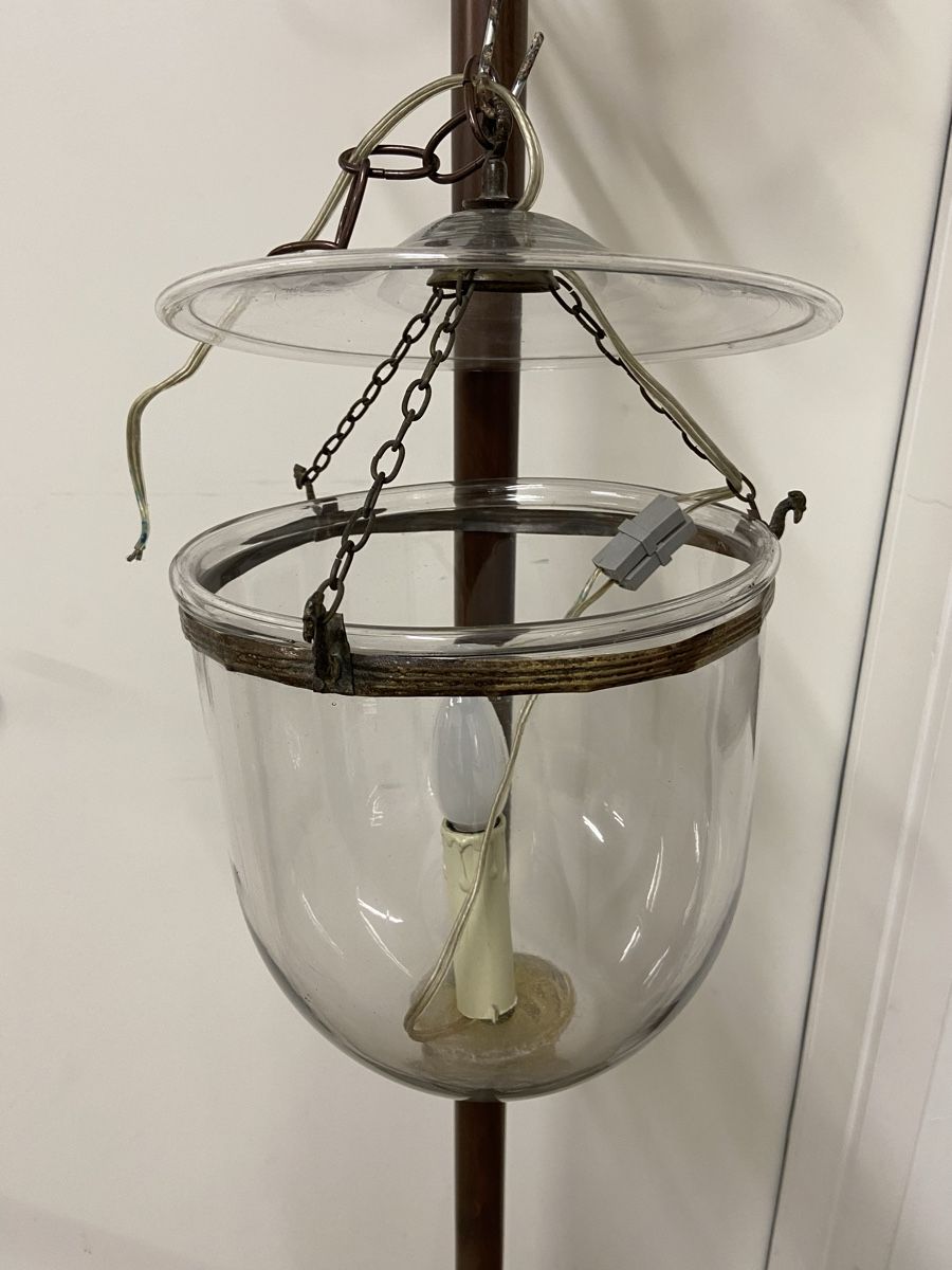 Kronleuchter & Deckenlampen: Antike Kolonial Glas Hängelampe – Gebraucht aus Dietikon von brocki-eyra