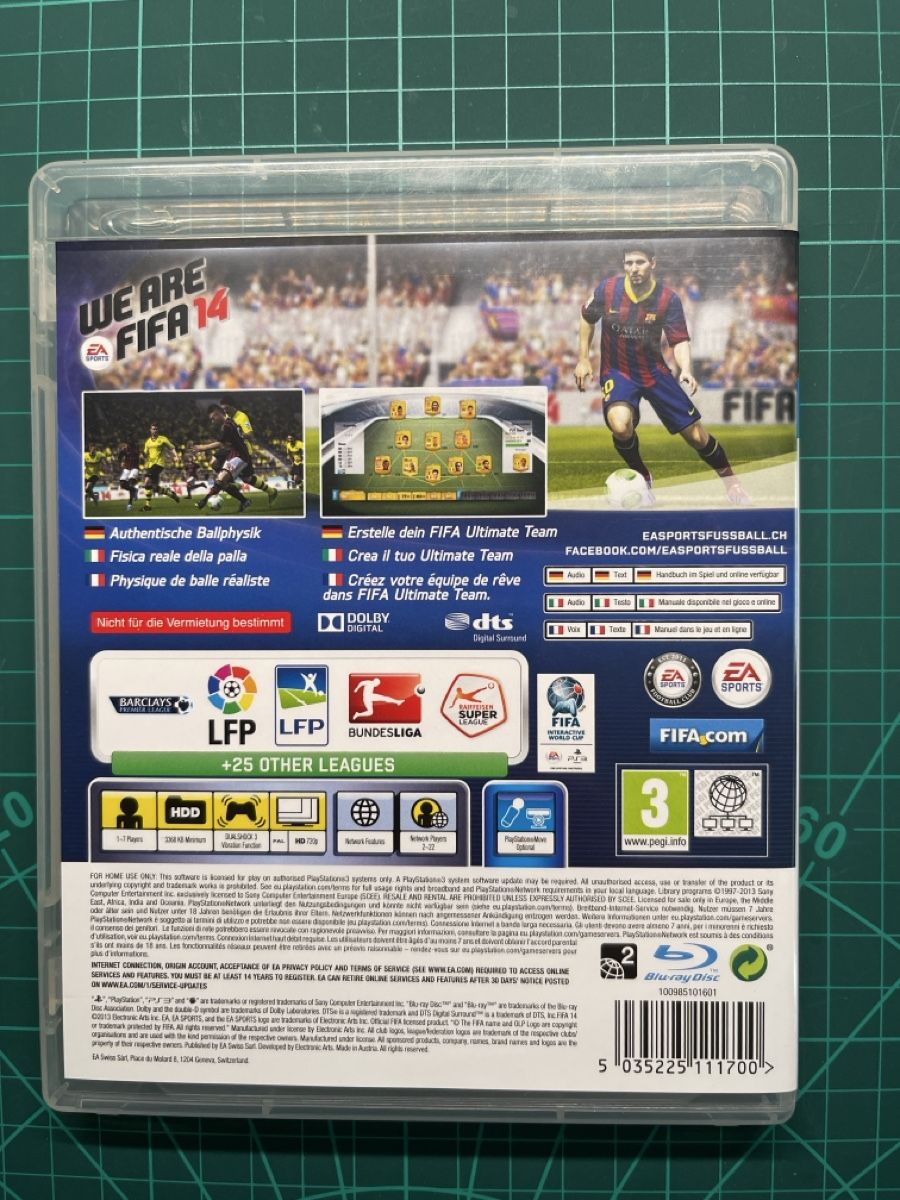 Sony Giochi: FIFA 14 PS3  – Usato da Killwangen venduto da cherubim13 1