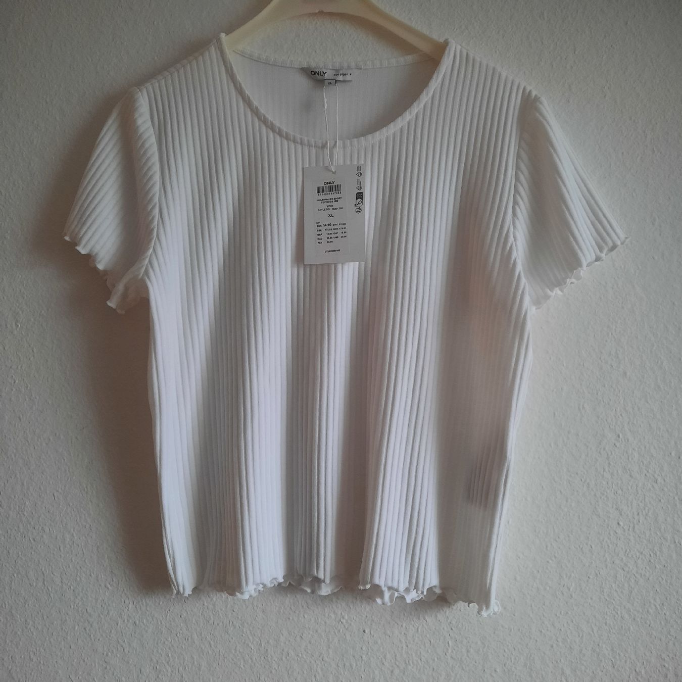 Only Top: ONLY Oberteil Kurzarm Weiss Grösse XL – Nuovo e nell'imballaggio originale da Solothurn venduto da lsc_pf99 7