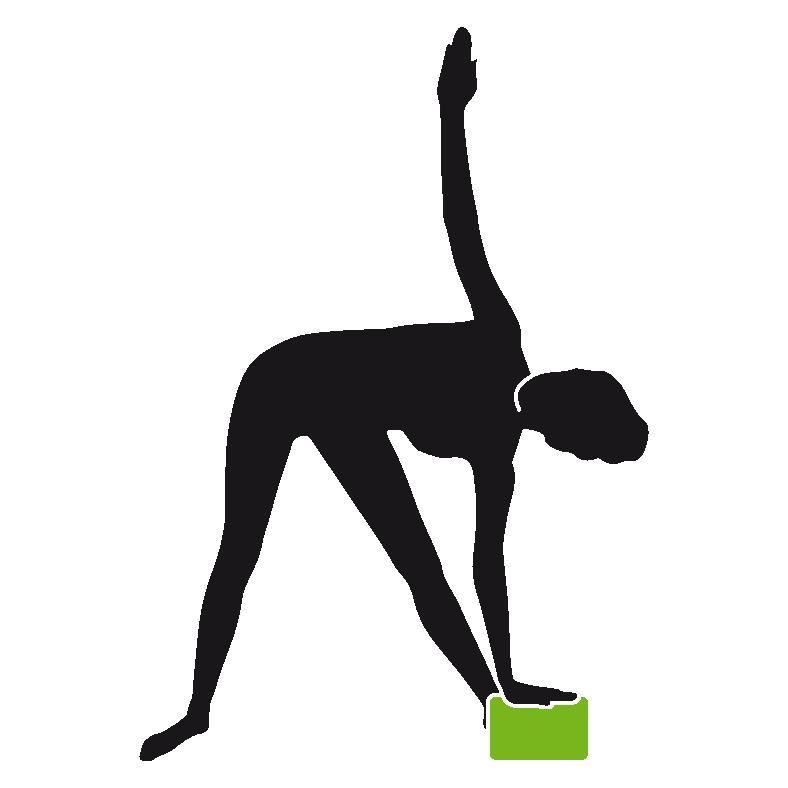 Hometrainer: Yoga Block, 200 g, grün/grau – Neu und originalverpackt aus St. Gallen von cointec 9